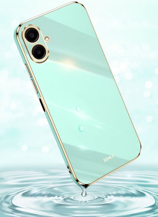 Защитный чехол XINLI Porcelain Design для Samsung Galaxy A07 (A075) - Black: фото 7 из 9