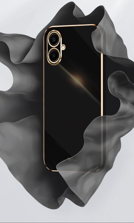 Защитный чехол XINLI Porcelain Design для Samsung Galaxy A07 (A075) - Black: фото 4 из 9