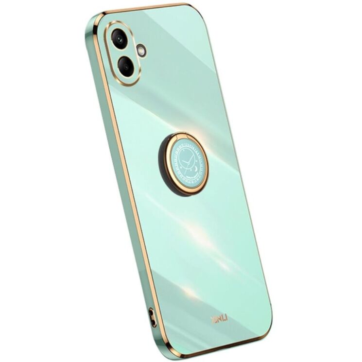 Защитный чехол XINLI Porcelain Ring для Samsung Galaxy A06 (A065) - Cyan: фото 1 из 5