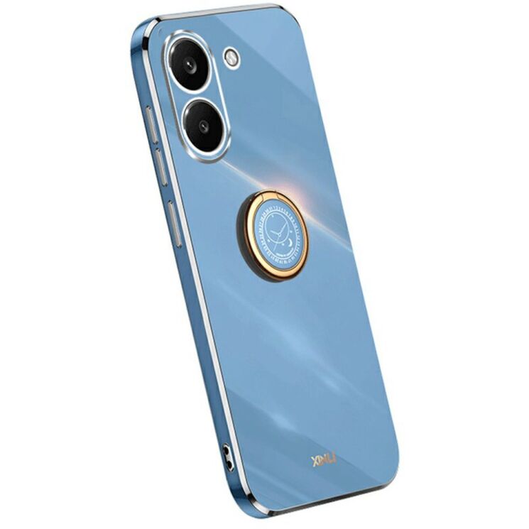 Захисний чохол XINLI Porcelain Ring для Xiaomi Poco X8 Pro - Blue: фото 1 з 6