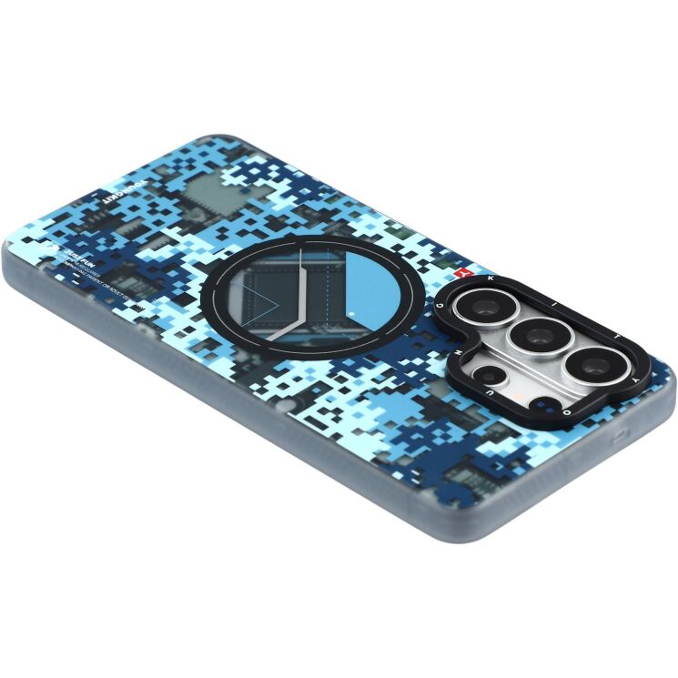 Защитный чехол YOUNGKIT Camouflage Circuit MagSafe для Samsung Galaxy S26 Ultra (S948) - Blue (408549B) Защитный чехол YOUNGKIT Camouflage Circuit MagSafe для Samsung Galaxy S26 Ultra (S948) - Blue: фото 6 из 7