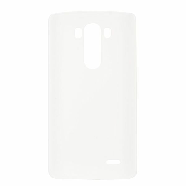 Пластиковая накладка Deexe Hard Case для LG G3 (D855) - White: фото 3 з 6