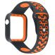 Ремінець Deexe Dot Color для Apple Watch 46 / 45 / 44 / SE 44 / 42 (Series 1-3) / Ultra / Ultra 2 / Ultra 3 - Black / Orange (251300B). Фото 4 з 6