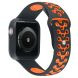 Ремінець Deexe Dot Color для Apple Watch 46 / 45 / 44 / SE 44 / 42 (Series 1-3) / Ultra / Ultra 2 / Ultra 3 - Black / Orange (251300B). Фото 2 з 6