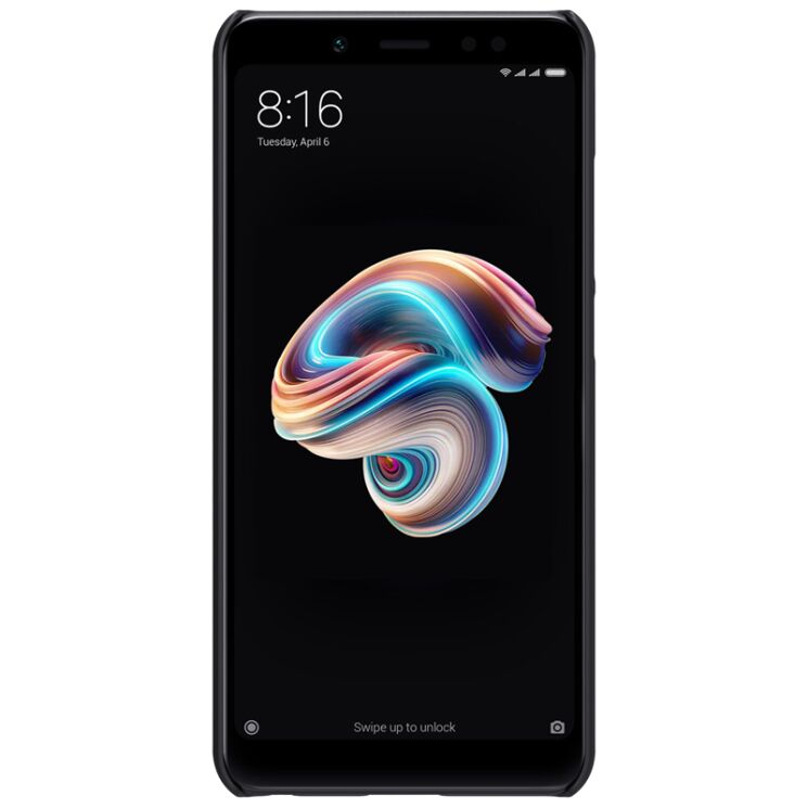 Пластиковый чехол NILLKIN Frosted Shield для Xiaomi Mi 6X / Mi A2 - Black: фото 2 из 15