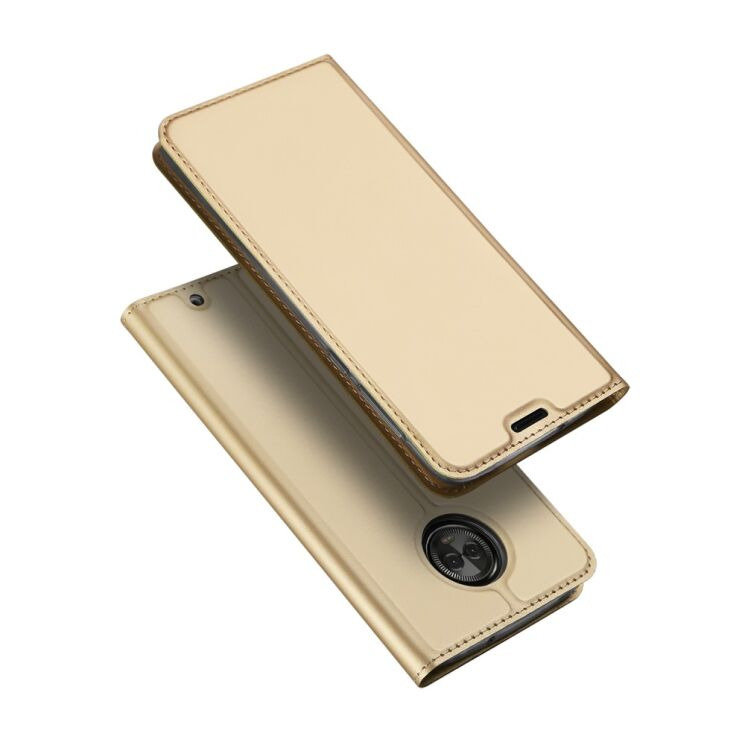 Чохол-книжка DUX DUCIS Skin Pro для Motorola Moto G6 Plus - Gold: фото 1 з 9