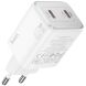 Сетевое зарядное устройство Hoco N42 Elogiado 2C PD45W - White (346141W). Фото 3 из 6