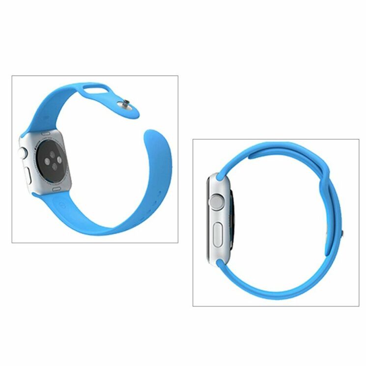 Ремешок UniCase Original Style для Apple Watch 46 / 45 / 44 / SE 44 / 42 (Series 1-3) / Ultra / Ultra 2 - Blue: фото 6 из 7