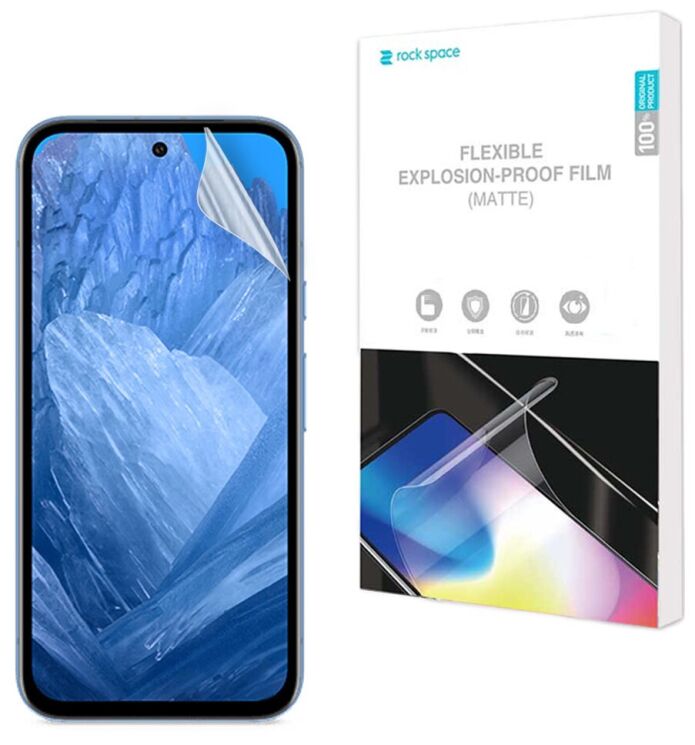 Антибликовая пленка на экран RockSpace Explosion-Proof Matte для Google Pixel 8A: фото 1 из 8