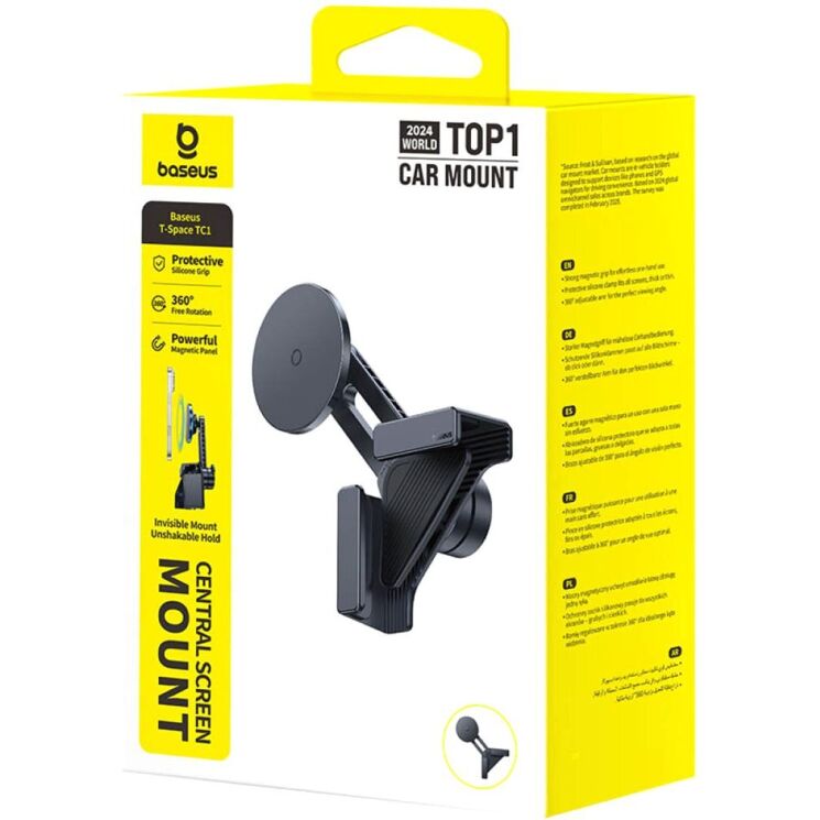 Автомобільний тримач Baseus T-Space TC1 (Corner Version) C0013501 - Black: фото 5 з 16