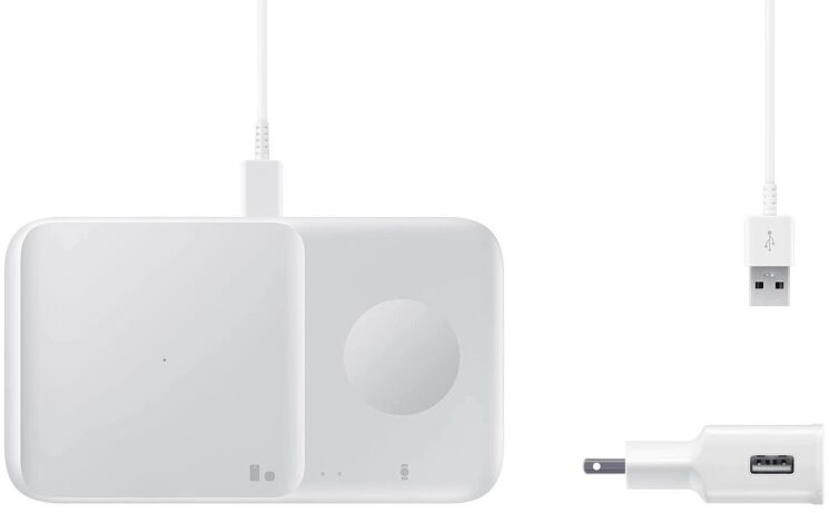 Бездротовий зарядний пристрій Samsung Wireless Charger Duo (EP-P4300TWRGRU) - White: фото 3 з 7
