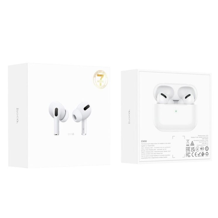 Беспроводные наушники Hoco EW66 - White: фото 8 из 12