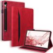 Чехол Deexe Business Style для Samsung Galaxy Tab S9 (X710/716) - Red (333024R)