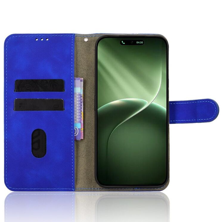 Чохол Deexe Classic Wallet для TECNO Camon 50 - Blue (386332L) Чохол Deexe Classic Wallet для TECNO Camon 50 - Blue: фото 2 з 7