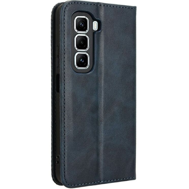 Чехол Deexe Retro Style для Infinix Hot 50 Pro - Blue: фото 6 из 7