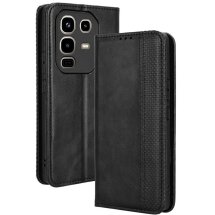 Чехол Deexe Retro Style для Infinix Note 50 / Note 50 Pro - Black: фото 1 из 7