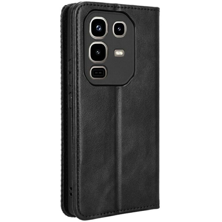 Чехол Deexe Retro Style для Infinix Note 50 / Note 50 Pro - Black: фото 6 из 7
