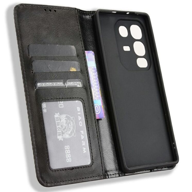 Чехол Deexe Retro Style для Infinix Note 50 / Note 50 Pro - Black: фото 2 из 7