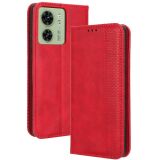 Чохол Deexe Retro Style для Motorola Edge 40 - Red (327902R)