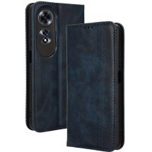 Чехол Deexe Retro Style для OPPO A60 - Blue: фото 1 из 7