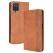 Чехол Deexe Retro Style для Samsung Galaxy A12 (A125) / A12 Nacho (A127) / M12 (M127) - Brown (260311Z)