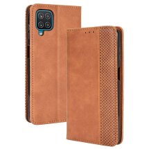 Чехол Deexe Retro Style для Samsung Galaxy A12 (A125) / A12 Nacho (A127) / M12 (M127) - Brown: фото 1 из 14
