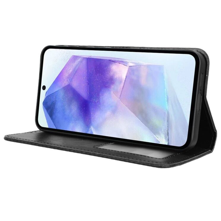 Чохол Deexe Retro Style для Samsung Galaxy A35 (A356) - Black: фото 3 з 7