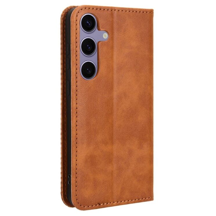 Чехол Deexe Retro Style для Samsung Galaxy S24 - Brown: фото 6 из 7