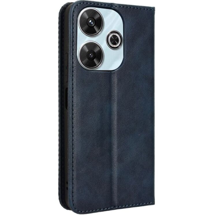 Чехол Deexe Retro Style для Xiaomi Redmi 13 - Blue: фото 5 из 7