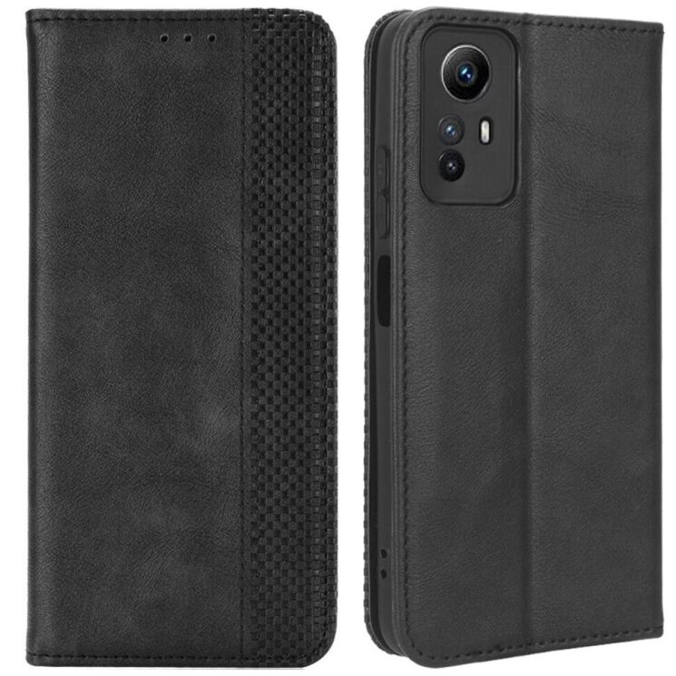 Чохол Deexe Retro Style для Xiaomi Redmi Note 12S - Black: фото 1 з 7