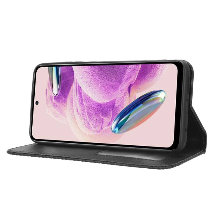 Чохол Deexe Retro Style для Xiaomi Redmi Note 12S - Black: фото 3 з 7