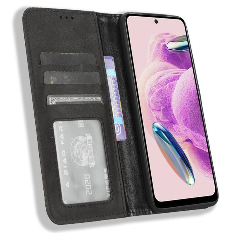 Чохол Deexe Retro Style для Xiaomi Redmi Note 12S - Black: фото 2 з 7
