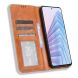 Чехол Deexe Retro Style для Xiaomi Redmi Note 14 4G - Brown (373434Z). Фото 3 из 7