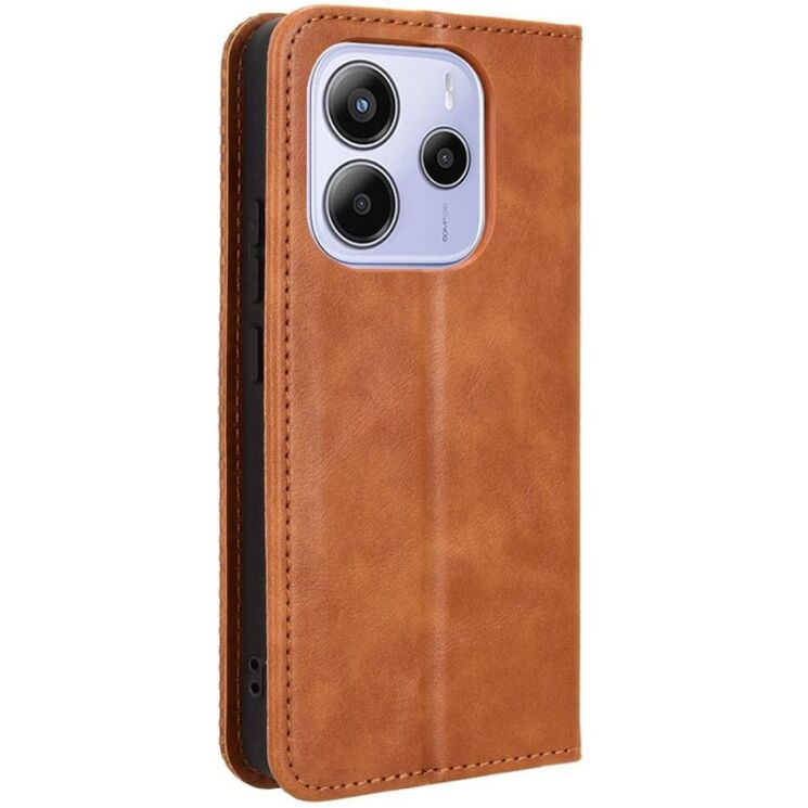 Чехол Deexe Retro Style для Xiaomi Redmi Note 14 4G - Brown: фото 6 из 7