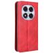 Чехол Deexe Retro Style для Xiaomi Redmi Note 14 Pro 5G / Note 14 Pro Plus / Poco X7 - Red (373140R). Фото 7 из 7