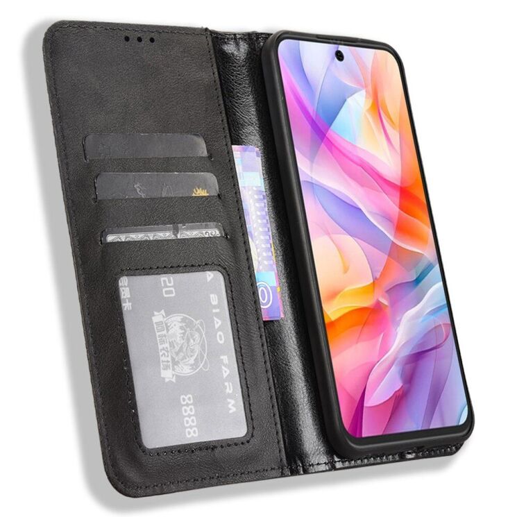 Чехол Deexe Retro Style для ZTE Nubia V70 Design - Black: фото 2 из 7