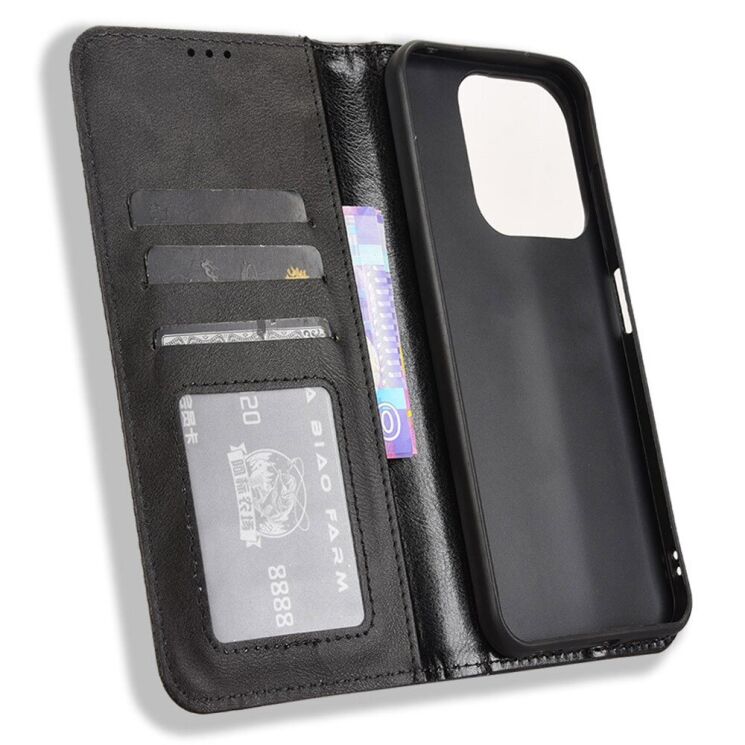 Чехол Deexe Retro Style для ZTE Nubia V70 Design - Black: фото 4 из 7