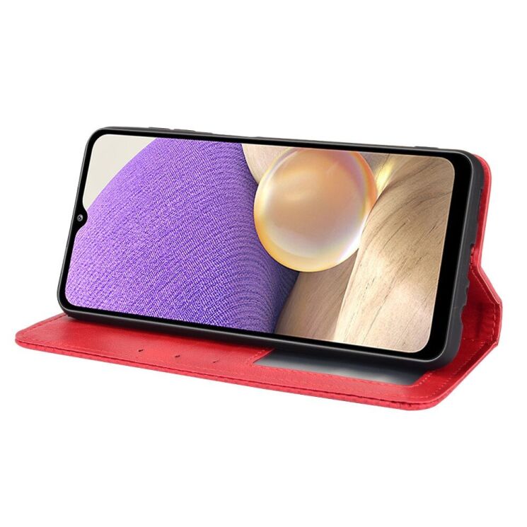 Чохол Deexe Retro Wallet для Samsung Galaxy A13 5G (A136) / A04s (A047) - Red: фото 5 з 11