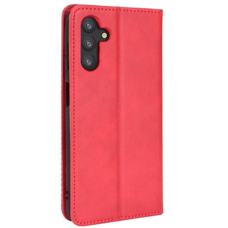 Чохол Deexe Retro Wallet для Samsung Galaxy A13 5G (A136) / A04s (A047) - Red: фото 3 з 11