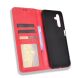Чохол Deexe Retro Wallet для Samsung Galaxy A13 5G (A136) / A04s (A047) - Red (292513R). Фото 6 з 11