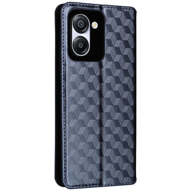 Чехол Deexe Rhombus Book для Blackview Color 8 - Blue: фото 6 из 6