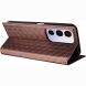 Чохол Deexe Rhombus Book для Realme C100i - Brown (412505Z). Фото 4 з 7