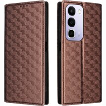 Чохол Deexe Rhombus Book для Realme C100i - Brown: фото 1 з 7