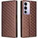 Чохол Deexe Rhombus Book для Realme C100i - Brown (412505Z). Фото 1 з 7