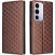 Чохол Deexe Rhombus Book для Realme C100i - Brown: фото 1 з 7