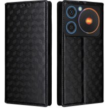 Чохол Deexe Rhombus Book для ZTE Nubia Music - Black: фото 1 з 9