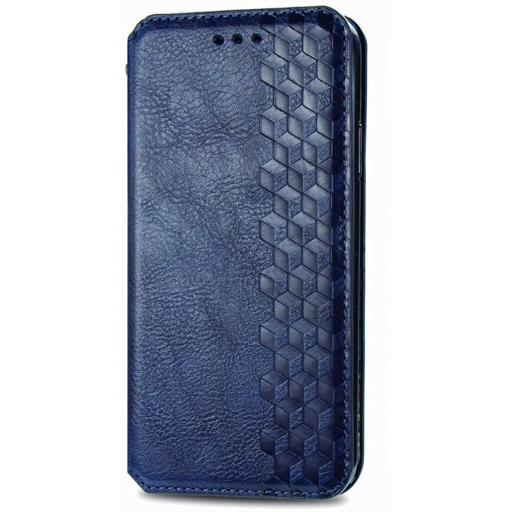 Чехол Deexe Rhombus Wallet для Google Pixel 11 / 11 Pro - Blue: фото 4 из 10
