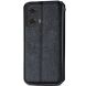 Чехол Deexe Rhombus Wallet для Motorola Moto G24 / G04 / G04s / E14 - Black (347828B). Фото 5 из 6