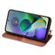 Чехол Deexe Rhombus Wallet для Motorola Moto G54 / G54 Power - Brown (340245Z). Фото 3 из 7