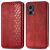 Чехол Deexe Rhombus Wallet для Motorola Moto G85 - Red: фото 1 из 10
